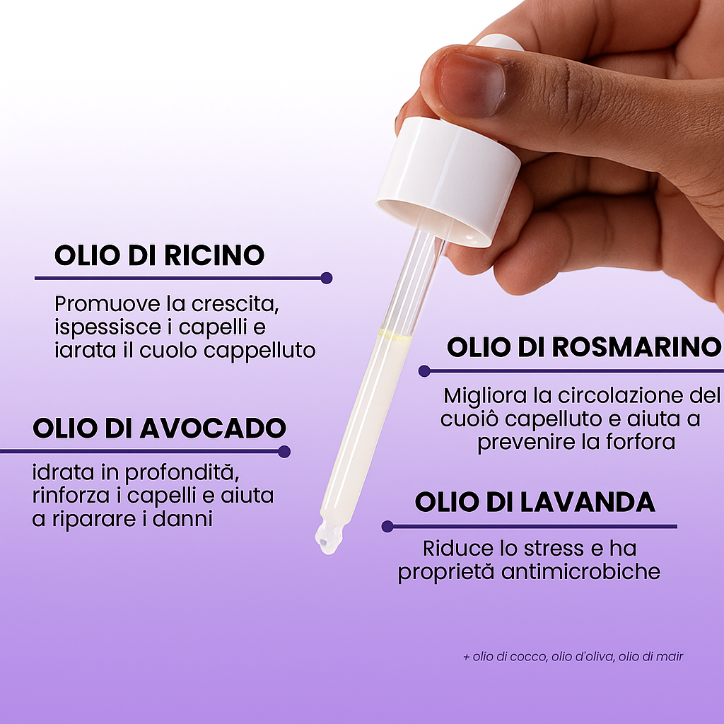 SIERO NATURALE PER LA CRESCITA DEI CAPELLI