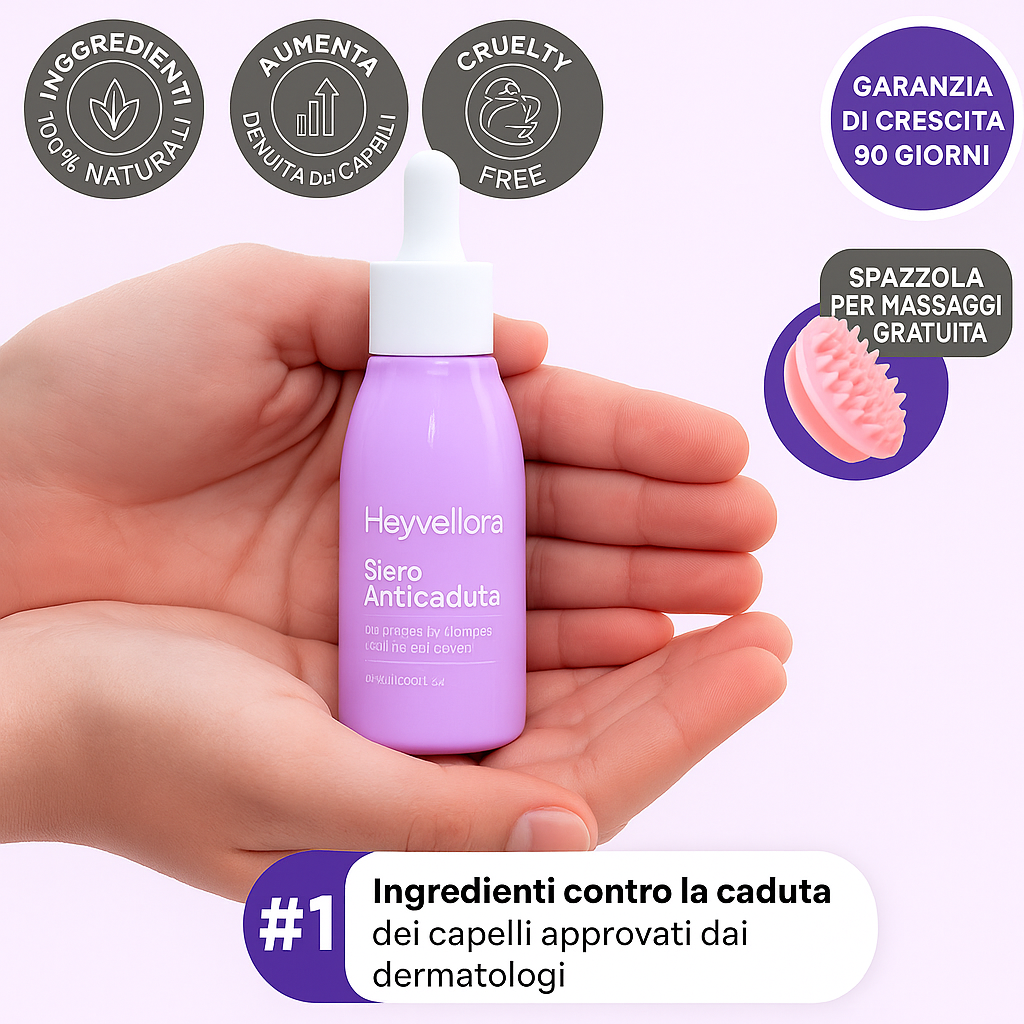 SIERO NATURALE PER LA CRESCITA DEI CAPELLI
