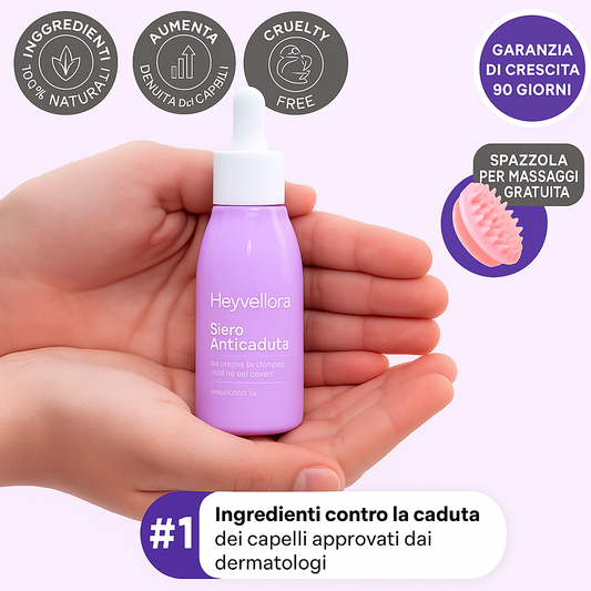 SIERO NATURALE PER LA CRESCITA DEI CAPELLI
